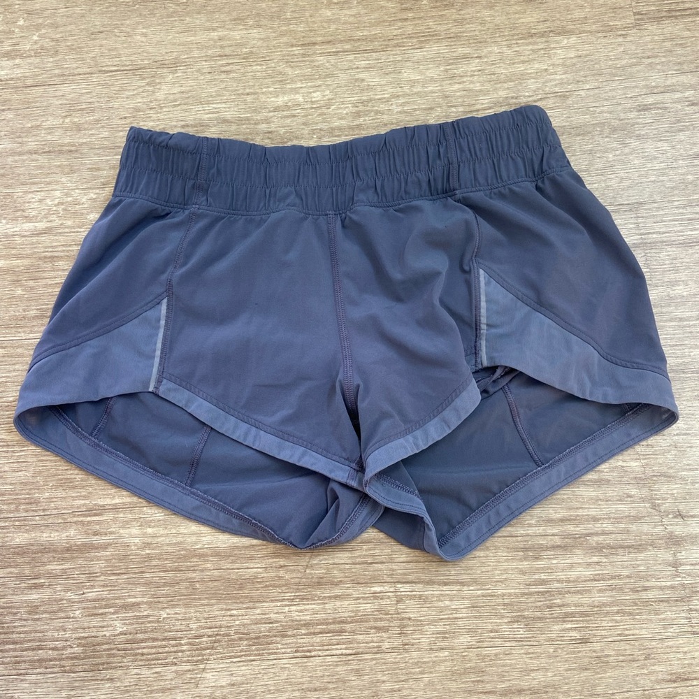 navy blue lululemon shorts